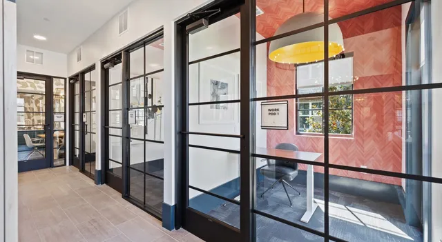 a very nice looking room with a large window