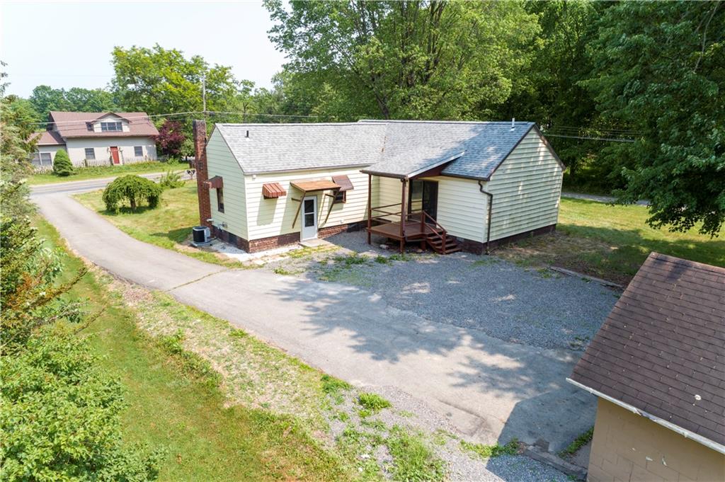 348 South Neshannock Road Hermitage, PA 16148 - Photo 15 of 15 a aerial view of a house with a yard and garage