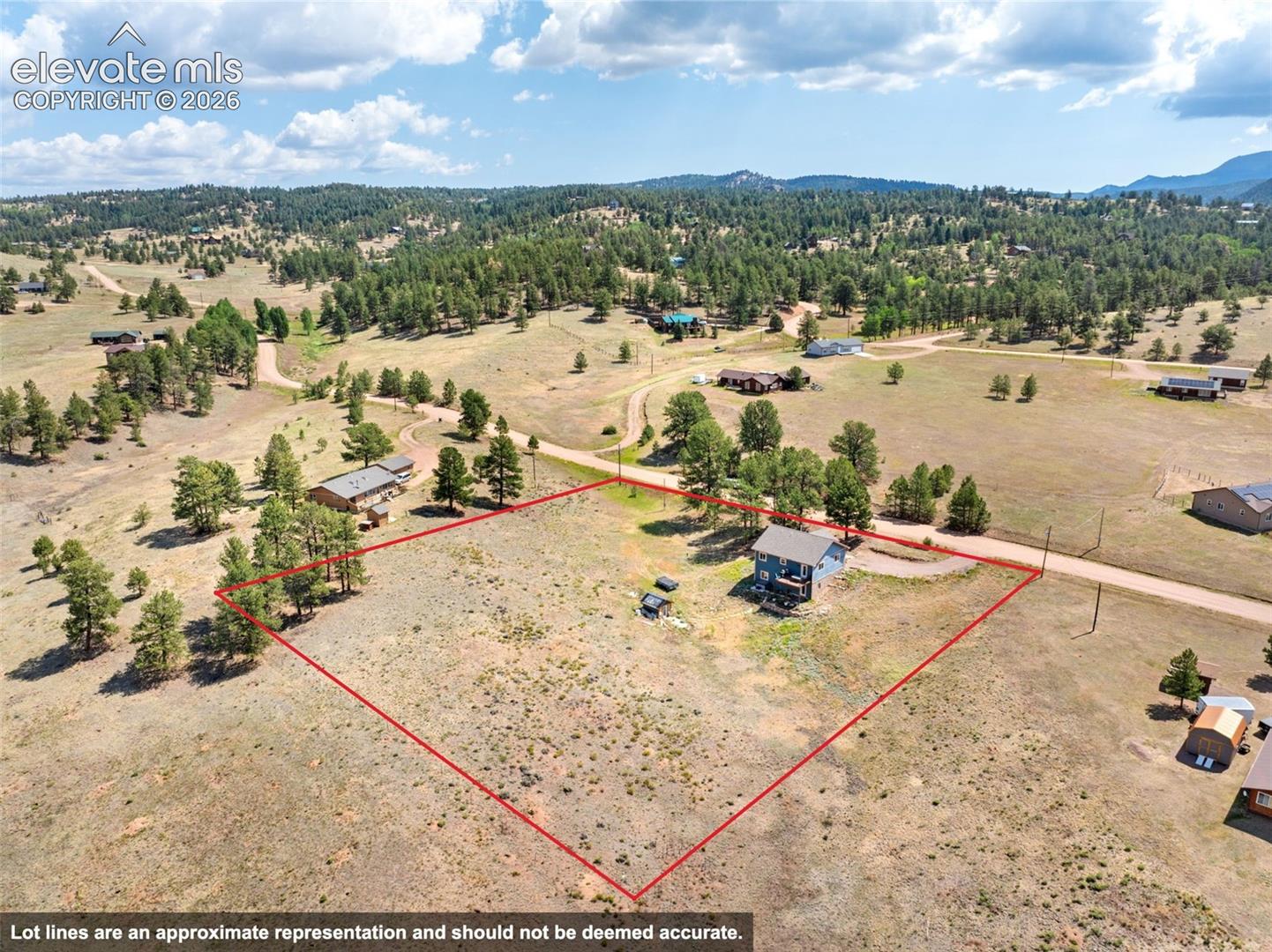 351 High Pasture Road Florissant, CO 80816 - Photo 38 of 42 Property Lines are Approximate and not a survey