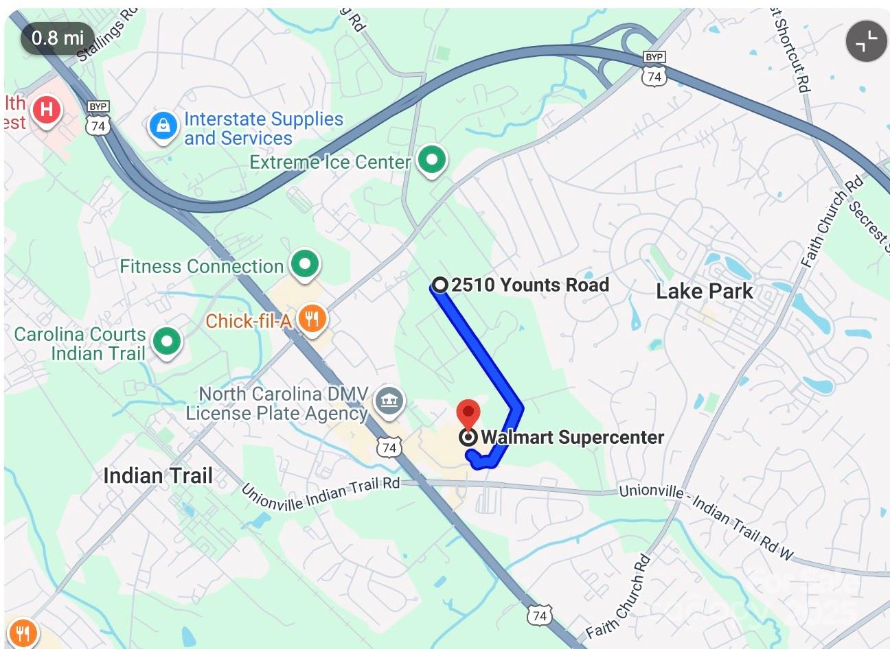 2510 Younts Road Indian Trail, NC 28079 - Photo 4 of 4 a close up of a white bench