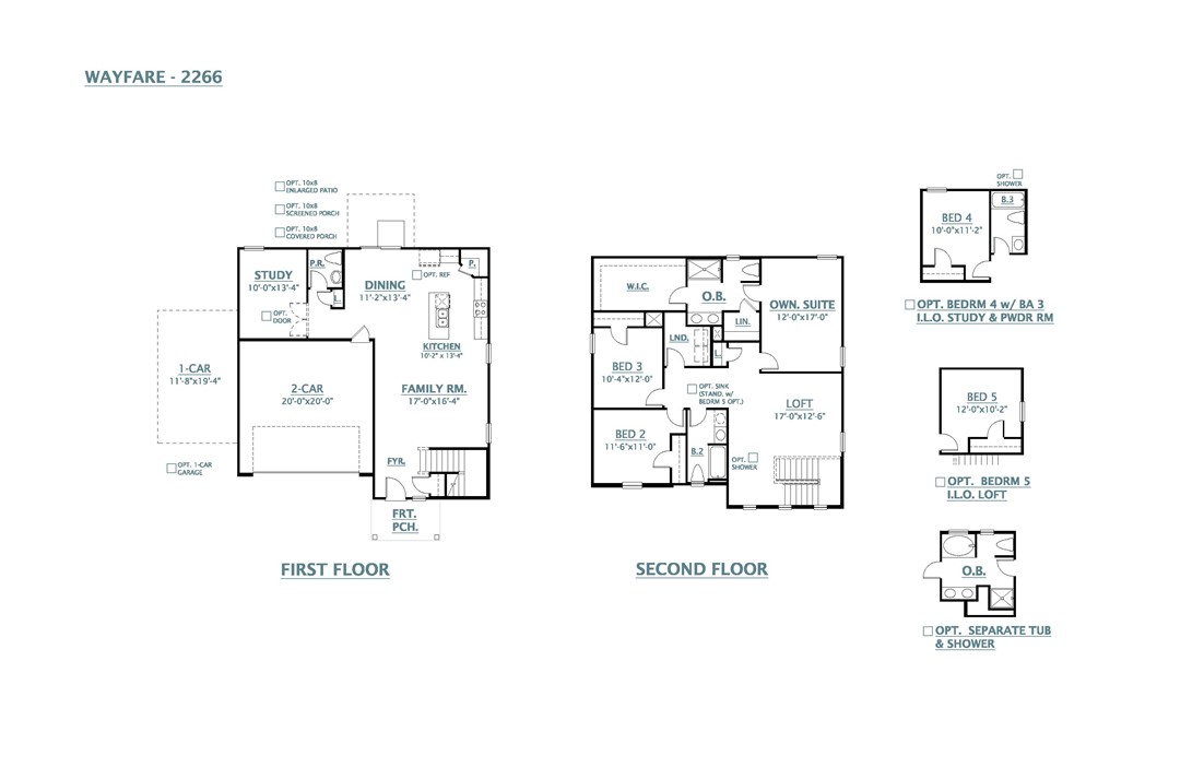 129 Cedar Shoals Easley, SC 29640 - Photo 8 of 8 Explore this detailed floor plan showcasing the thoughtful layout and flexible living spaces across two levels.