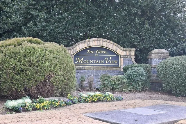 a view of a sign board