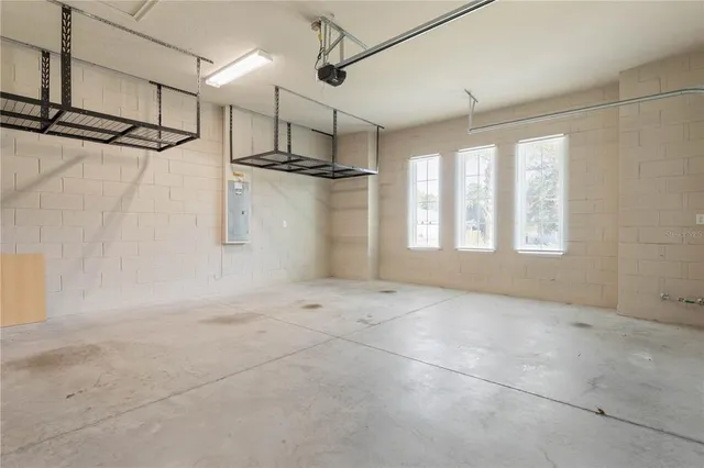 a view of an outdoor space and swimming pool