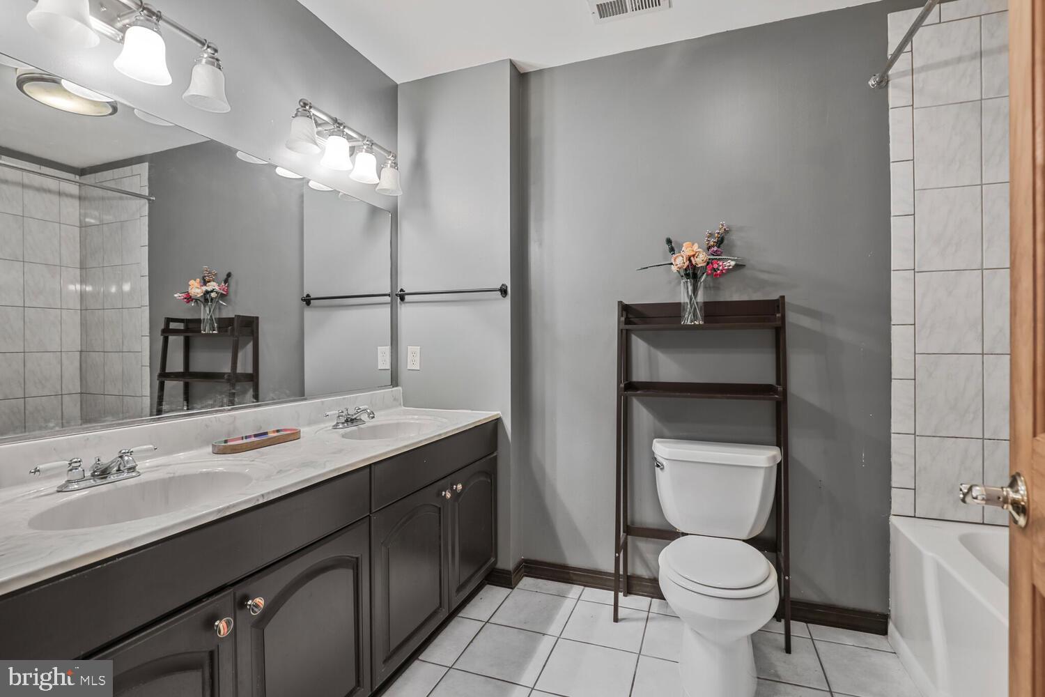1761 Buckner Road Bumpass, VA 23024 - Photo 40 of 43 a bathroom with a sink toilet and a mirror