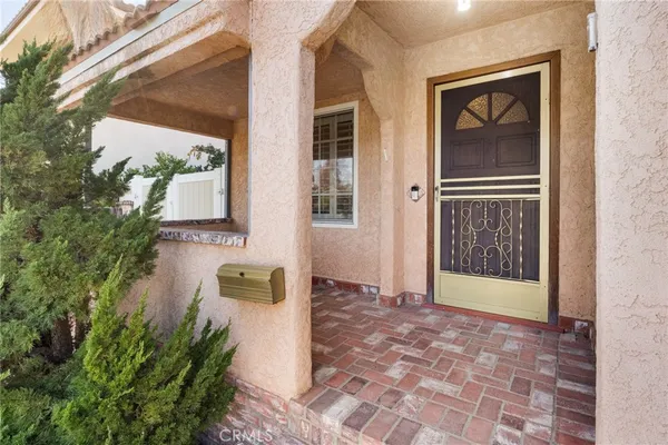 a view of front door of a house