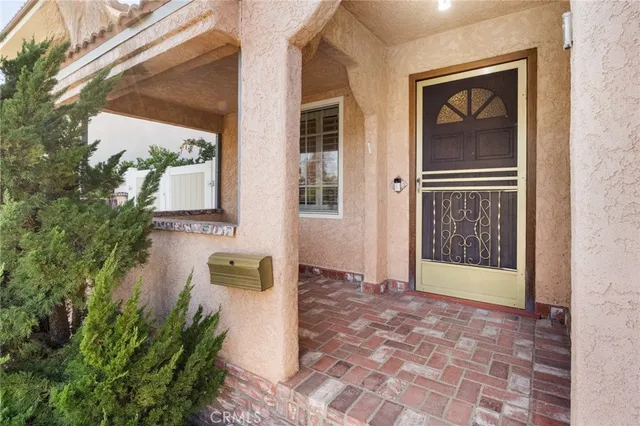 a view of front door of a house
