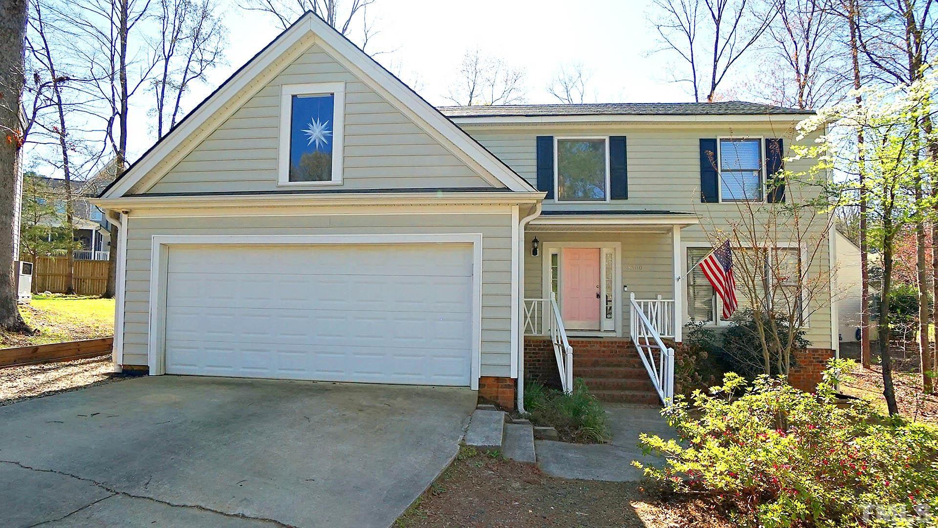 8300 Grey Abbey Place Raleigh, NC 27615 - Photo 1 of 34 UPDATED! Prime N. Raleigh on cul-de-sac lot, walk to shopping, gym & restaurants. UPDATES: New Roof(21), New 500 sfdeck(22), Kitchen w/granite, Smooth ceilings, completely renovated guest bath & half bath(20), crown molding, paint, hardwood flrs, lights