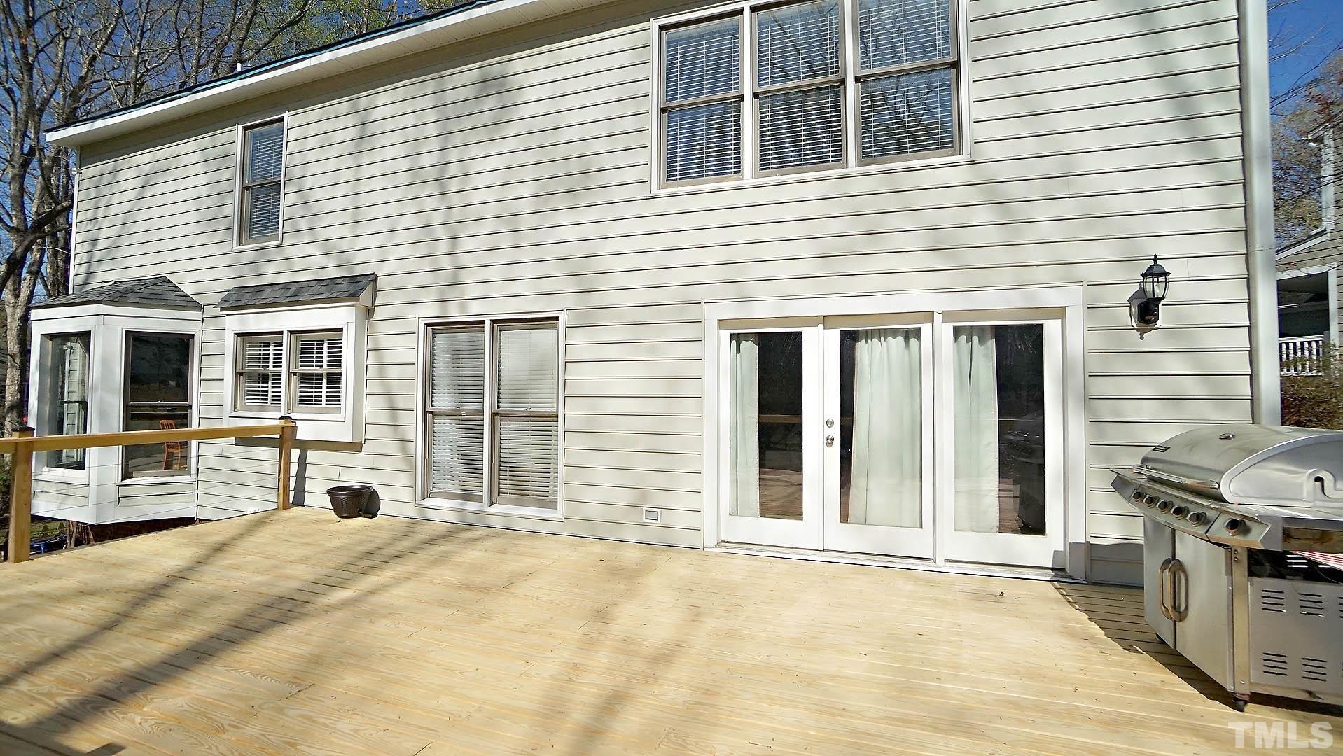8300 Grey Abbey Place Raleigh, NC 27615 - Photo 32 of 34 500 sq ft deck private great for grilling/entertaining.