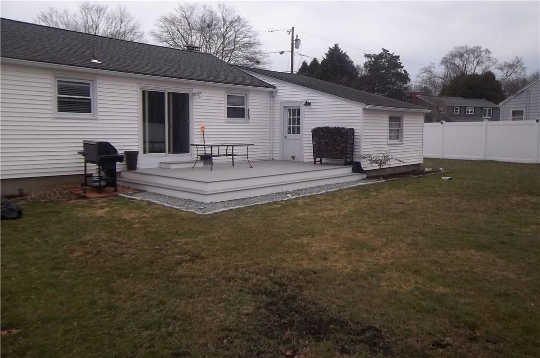 15 Phillips Road East Greenwich, RI 02818 - Photo 15 of 17 Back view of the house with composite deck.