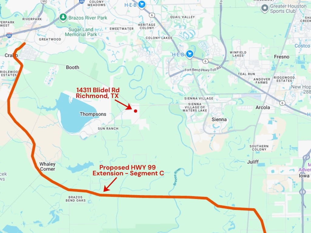 14311 Blidel Road Thompsons, TX 77469 - Photo 25 of 27 NEARBY PROPOSED MAJOR ROADWAY EXPANSION ADDS FUTURE VALUE AND ACCESSIBILITY