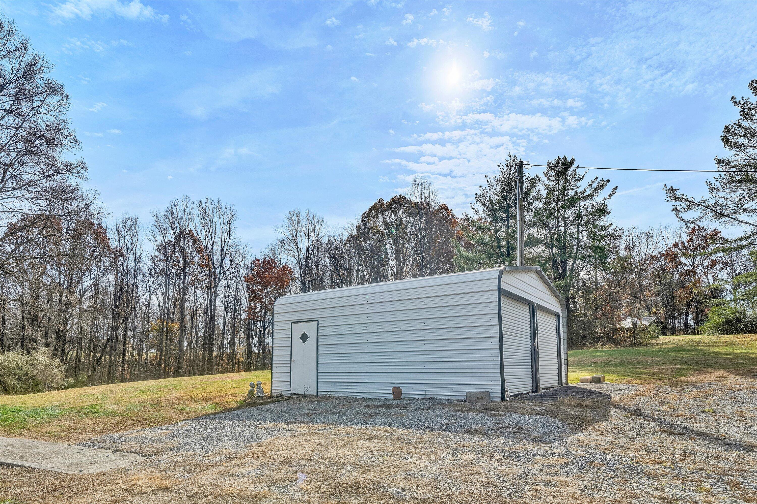 412 Wrays Chapel Road Rocky Mount, VA 24151 - Photo 18 of 25 a view of a house with a backyard
