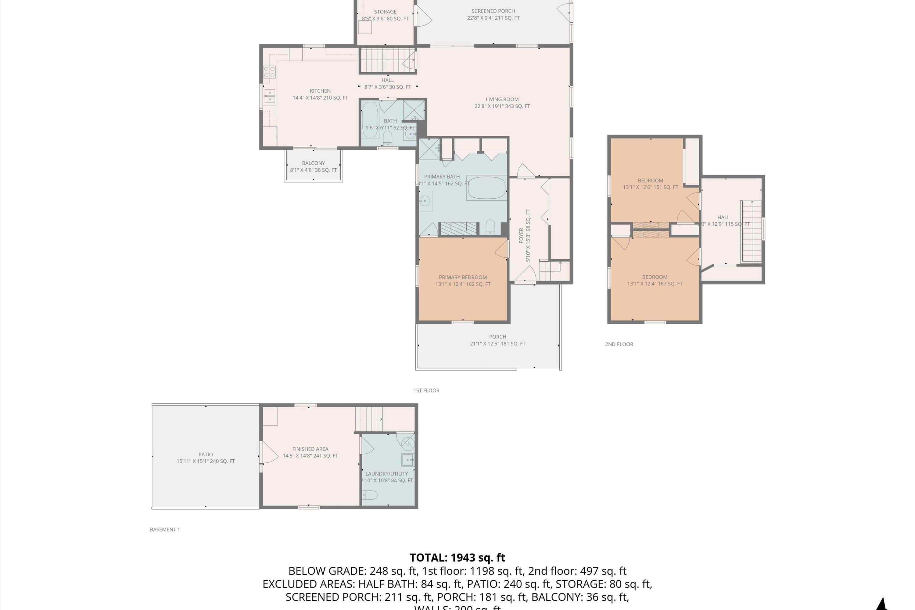 412 Wrays Chapel Road Rocky Mount, VA 24151 - Photo 25 of 25 a picture of a floor plan