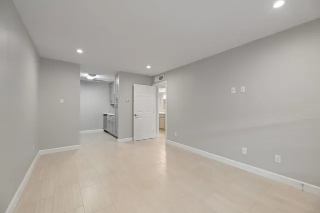 a view of an empty room