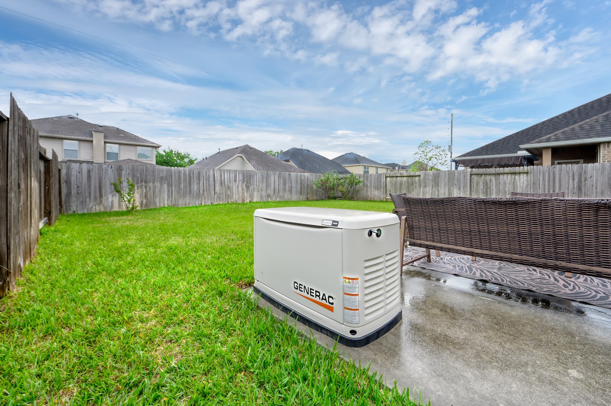 21550 Rainfall Park Drive Spring, TX 77388 - Photo 36 of 38 a view of a backyard with a garden
