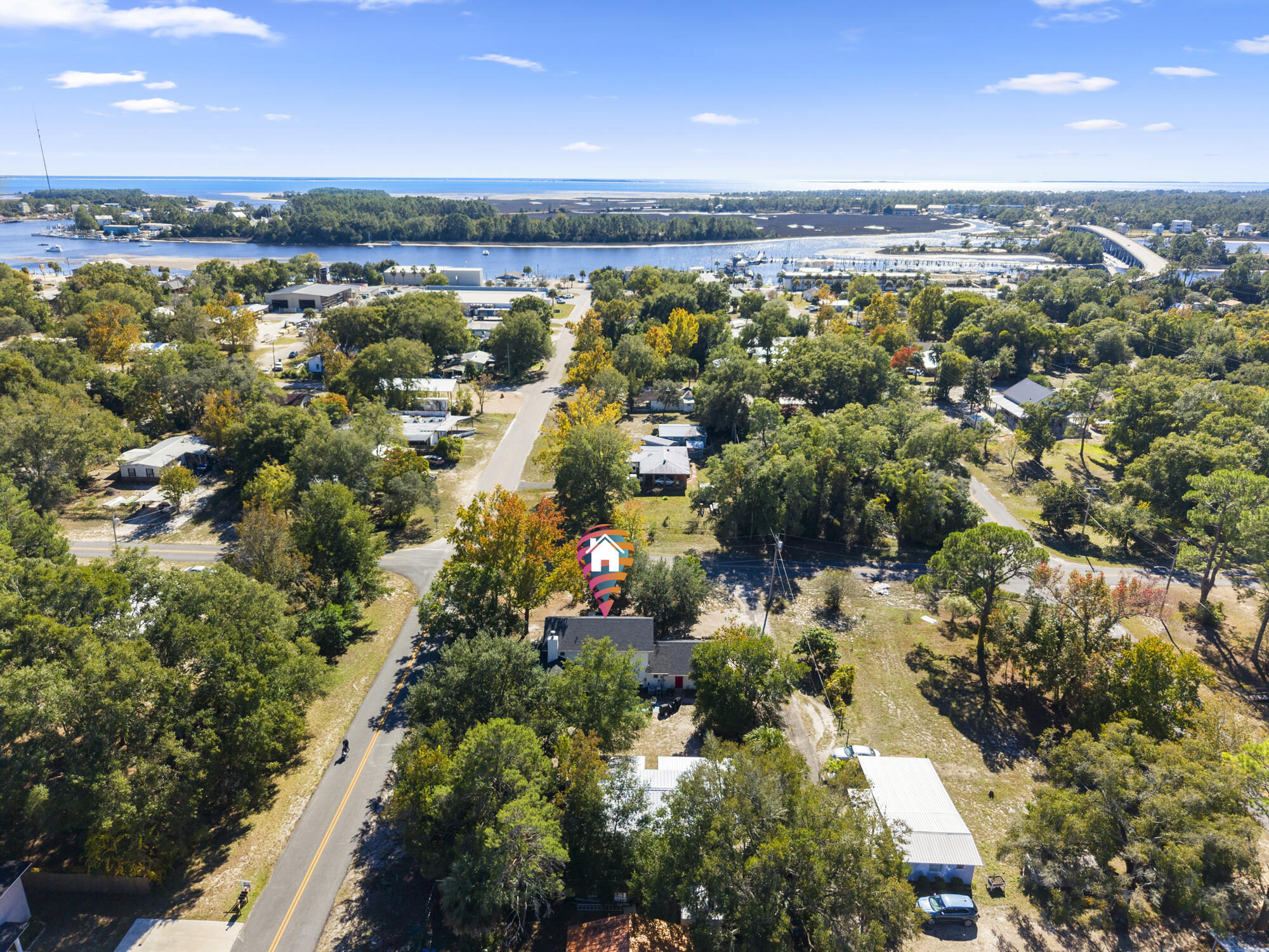 902 Northwest Ave D Carrabelle, FL 32322 - Photo 27 of 32 an aerial view of a city
