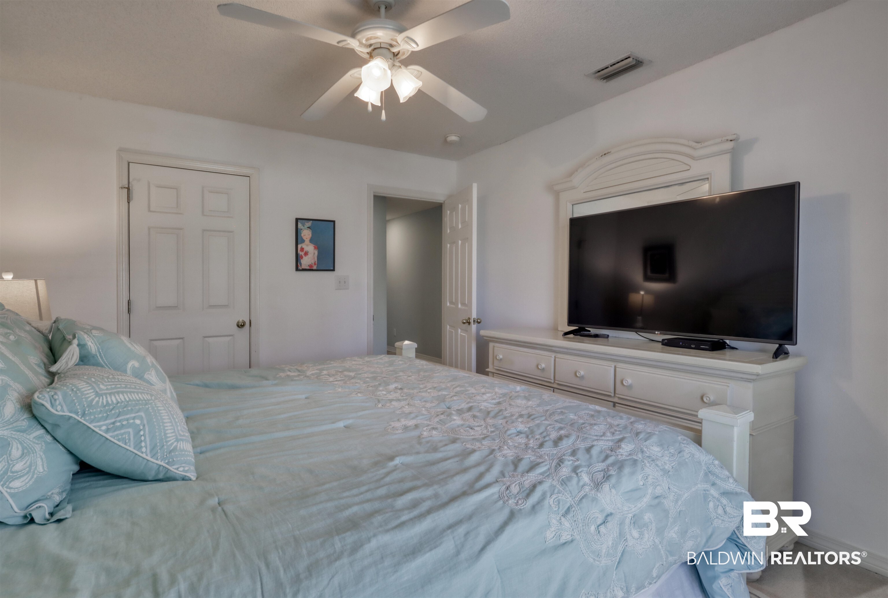 12893 Hunters Chase Foley, AL 36535 - Photo 31 of 42 Bedroom with a ceiling fan and visible vents