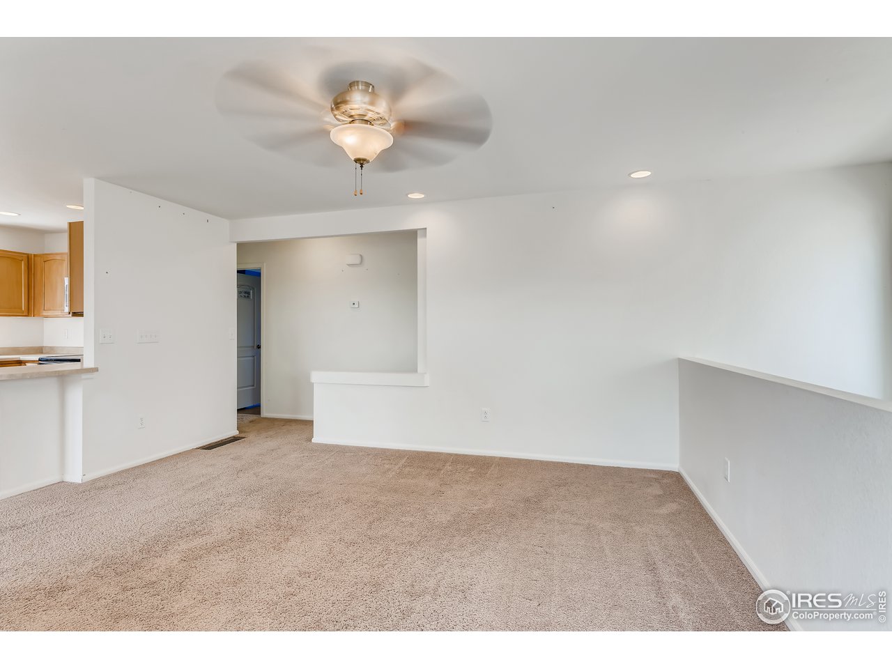 2175 Coach House Loop Castle Rock, CO 80109 - Photo 22 of 33 a view of an empty room with a chandelier fan