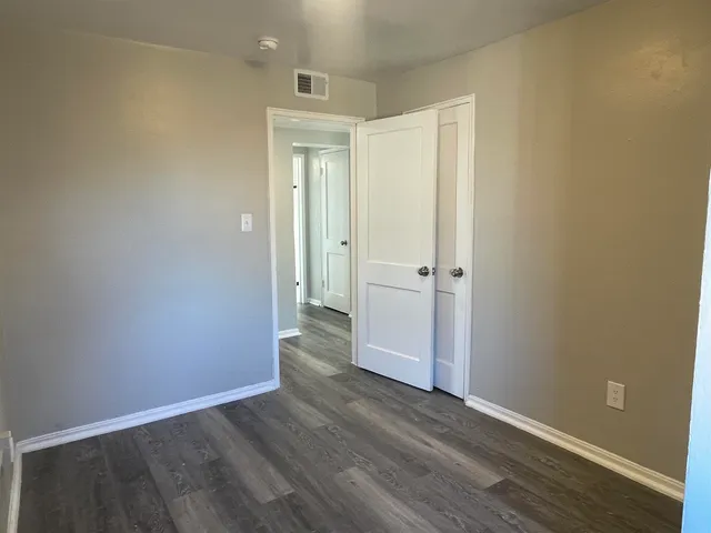 wooden floor in an empty room