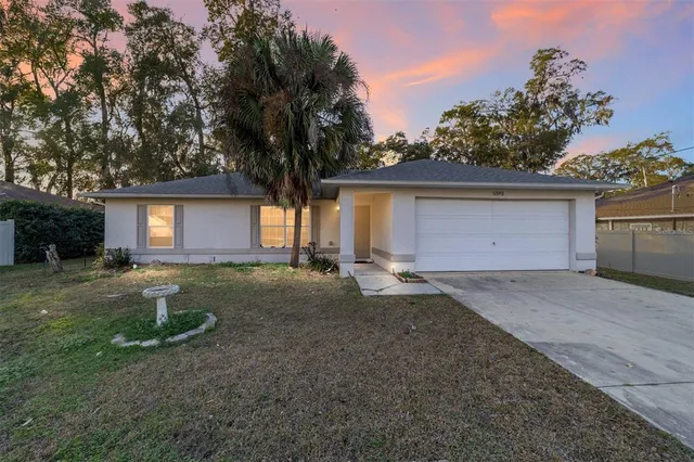 a backyard of a house