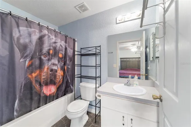 a view of a storage in a room