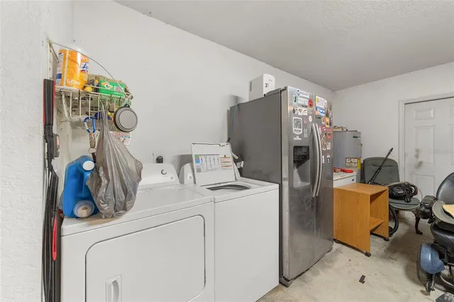 a view of a backyard with a garden