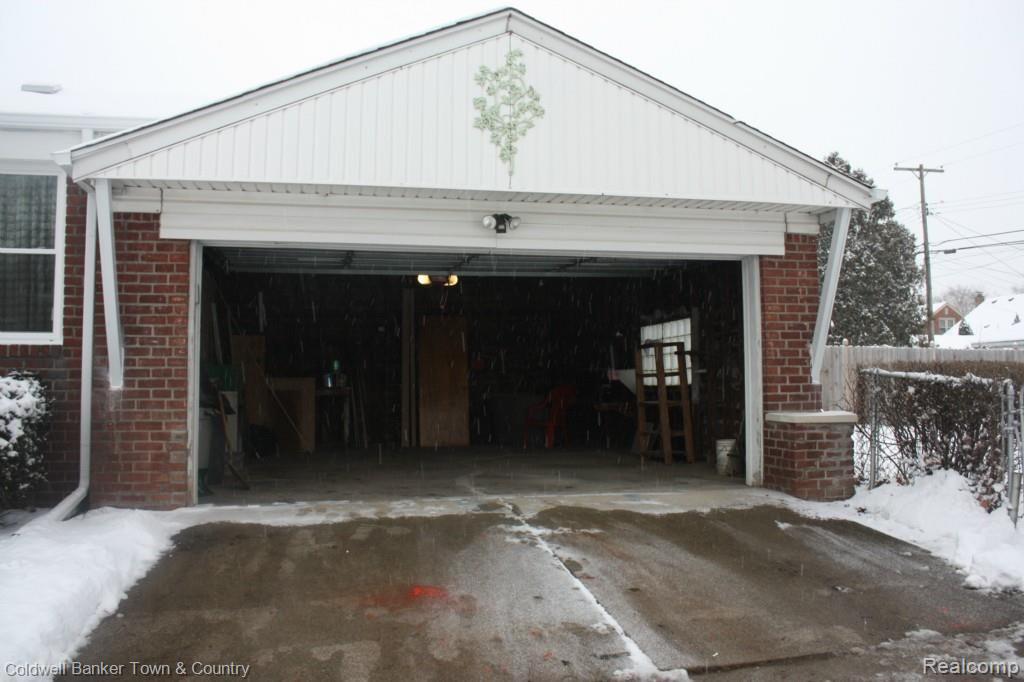 9959 Ruth Avenue Allen Park, MI 48101 - Photo 14 of 16 extra big 2 car attached garage w/new opener