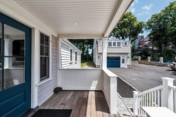 a view of kitchen with furniture and outdoor space