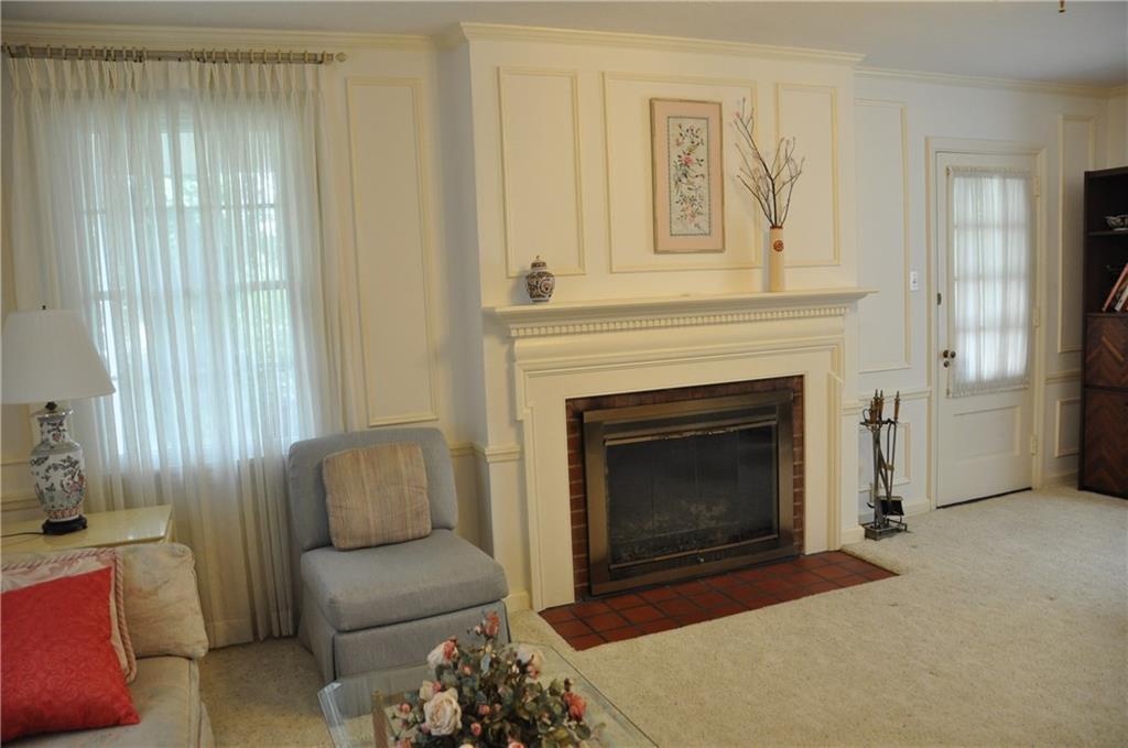 386 Arden Road Mt. Lebanon, PA 15216 - Photo 5 of 24 Living Room Fireplace