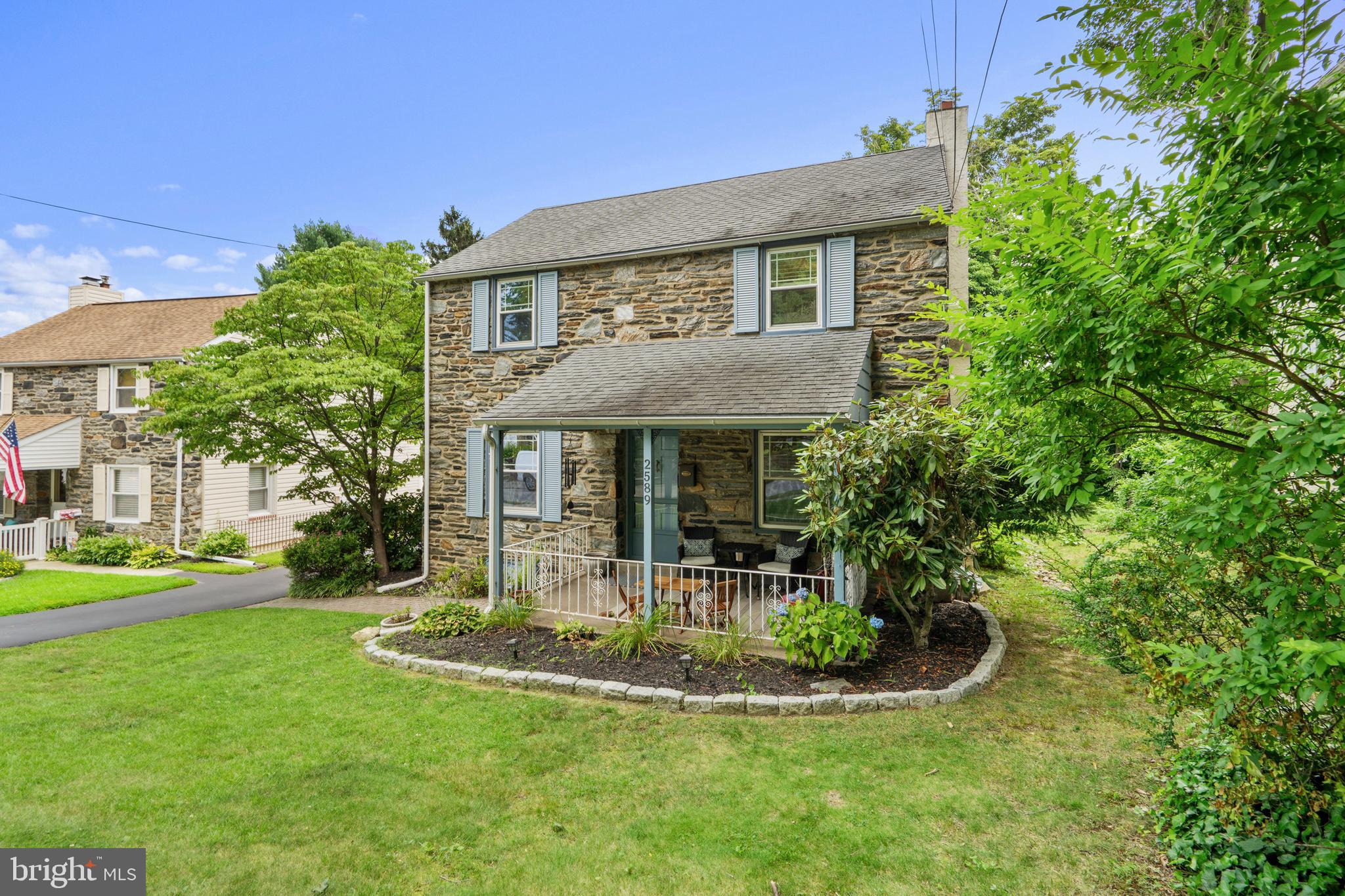 2589 Radcliffe Road Broomall, PA 19008 - Photo 3 of 34 a view of a house with backyard porch and sitting area