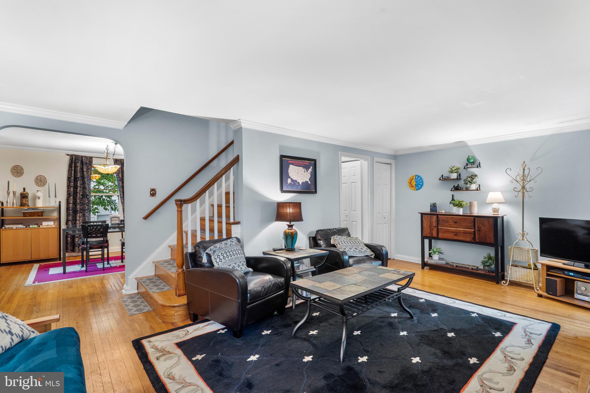 2589 Radcliffe Road Broomall, PA 19008 - Photo 7 of 34 a living room with furniture and a flat screen tv