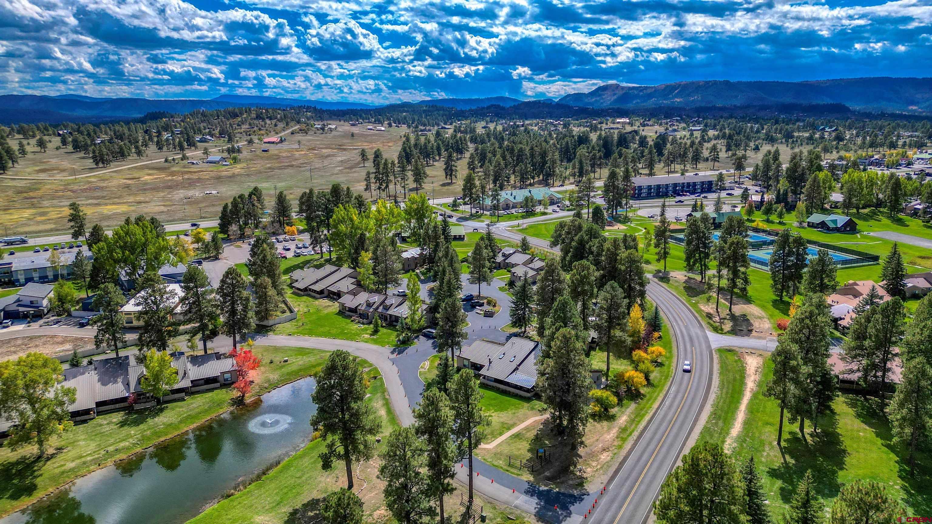 217 Pinon Causeway, Unit 3022 Pagosa Springs, CO 81147 - Photo 34 of 42 a view of a yard with an outdoor seating