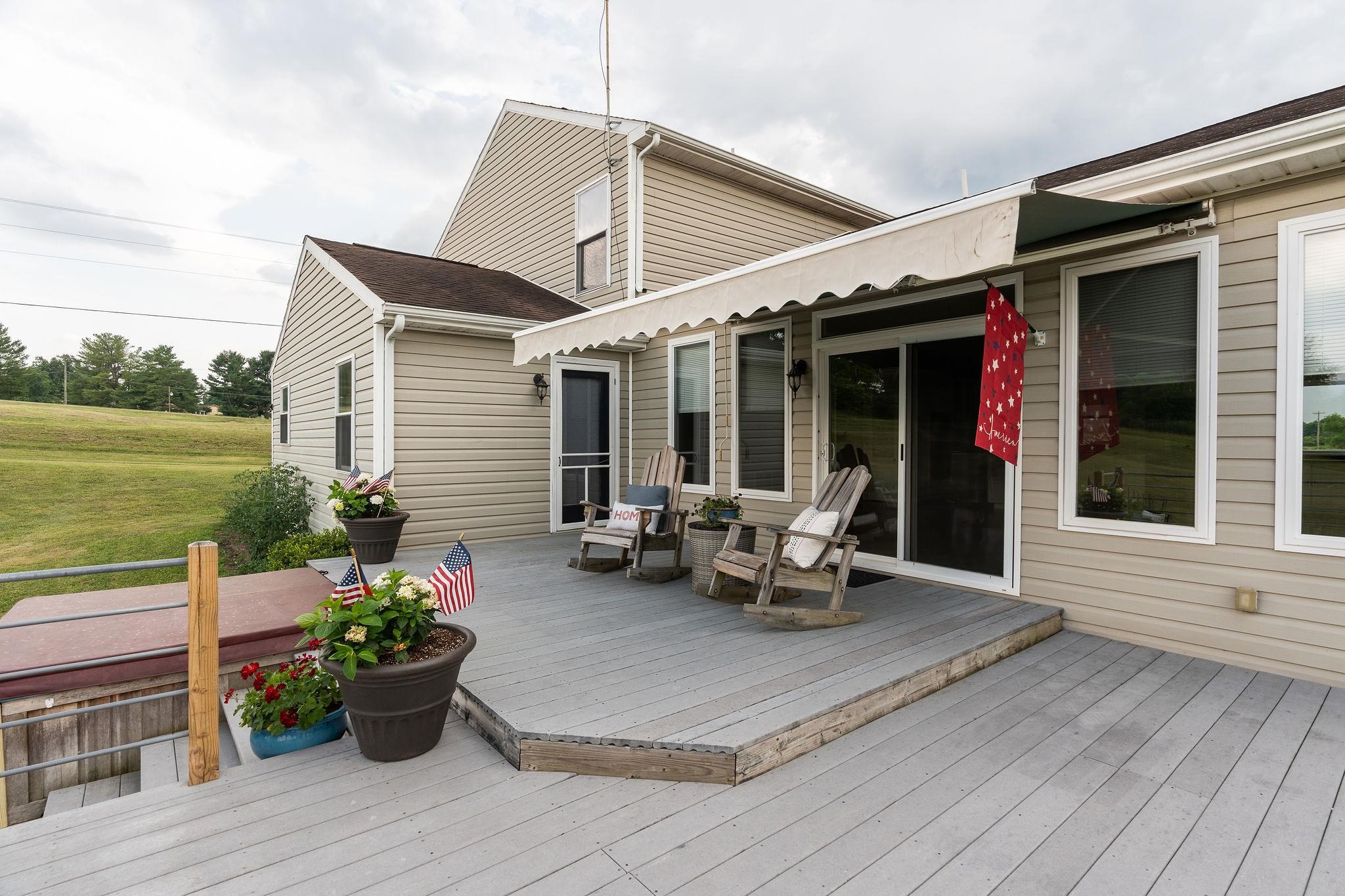 1373 Rockfish Road Waynesboro, VA 22980 - Photo 53 of 75 a view of a patio with furniture and garden