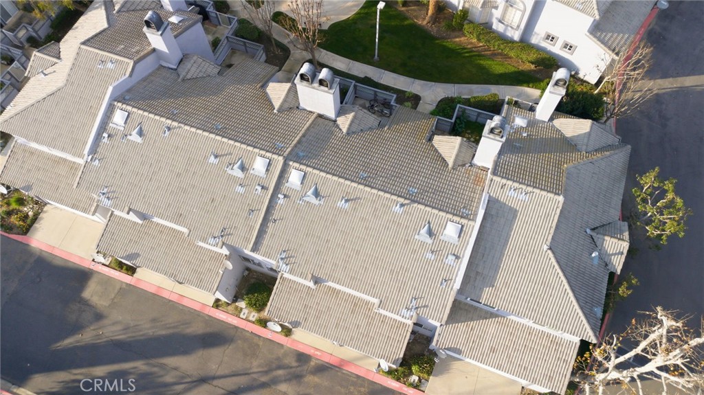 8594 Shramsburg Drive Rancho Cucamonga, CA 91730 - Photo 43 of 43 an aerial view of residential houses with outdoor space