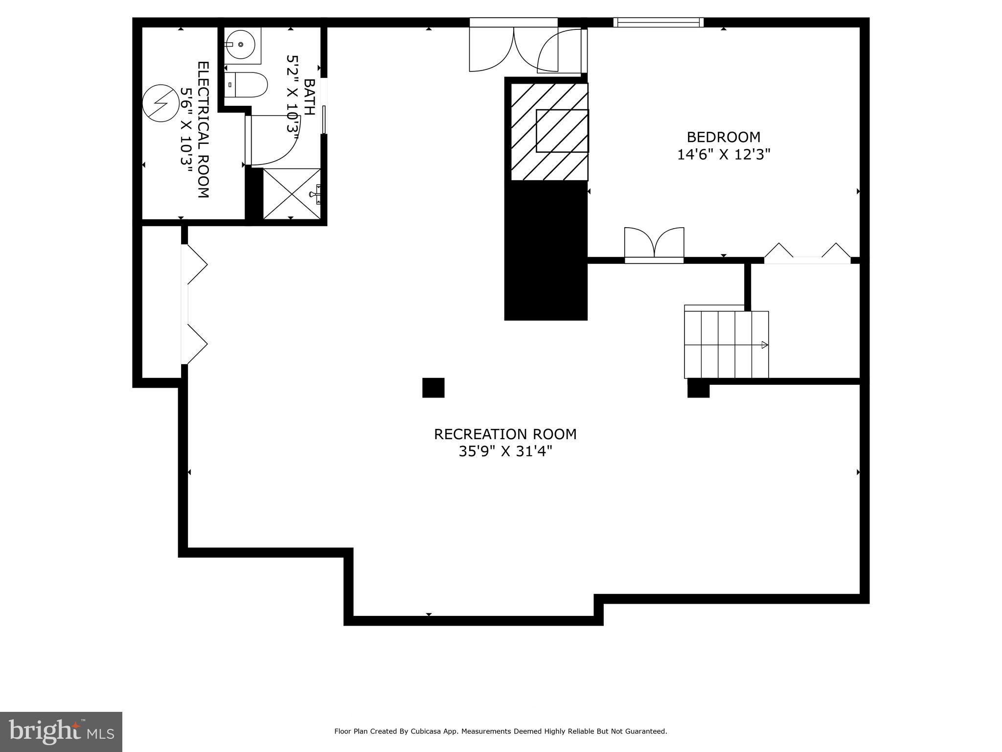 9447 Emory Grove Road Gaithersburg, MD 20877 - Photo 47 of 49 Lower Level Floor Plan