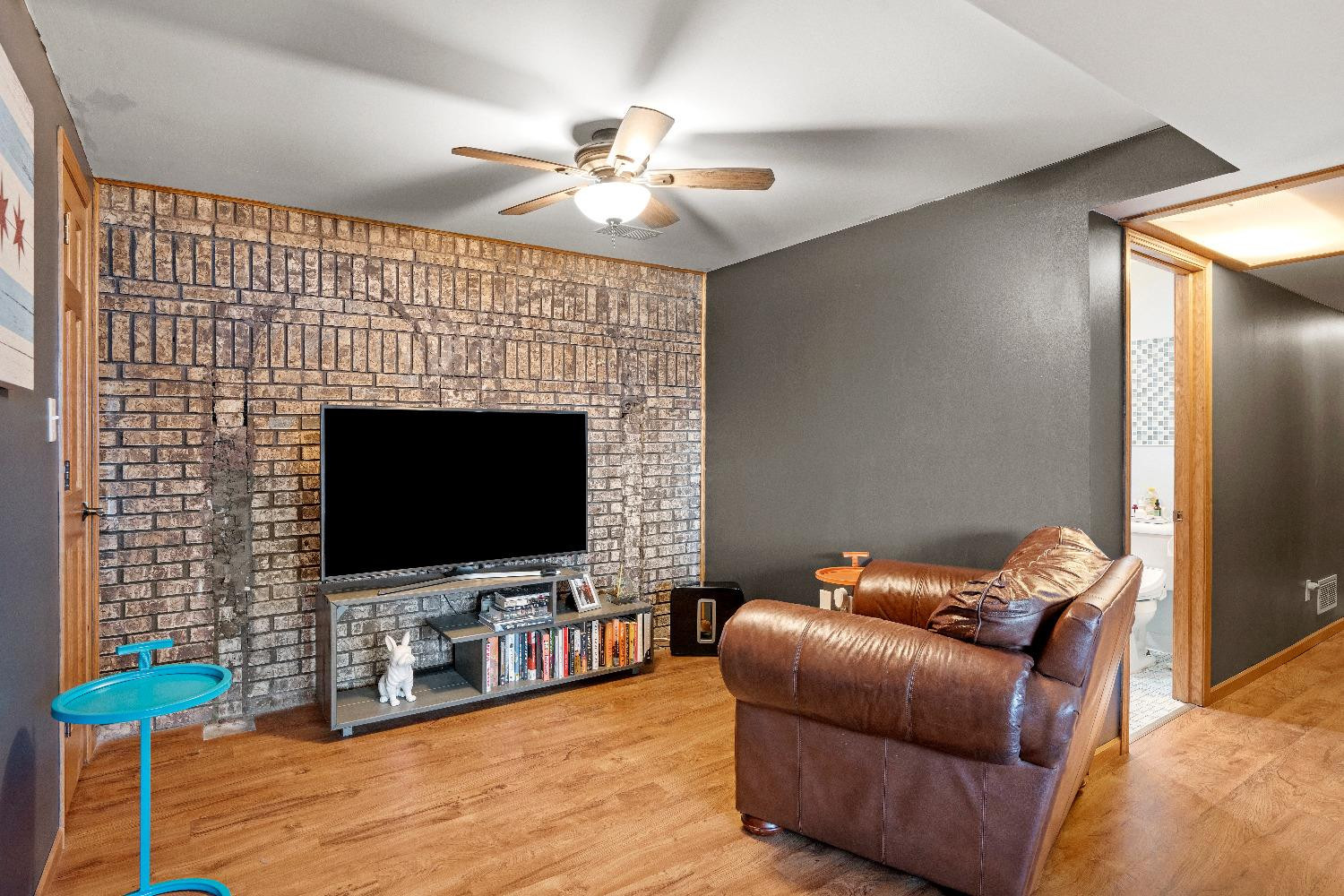 1412 North Elmer Street Griffith, IN 46319 - Photo 13 of 23 a living room with furniture and a flat screen tv