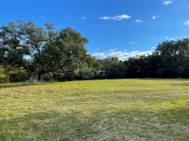 a view of an ocean from a yard