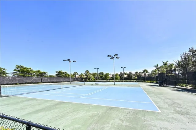 a view of a tennis court