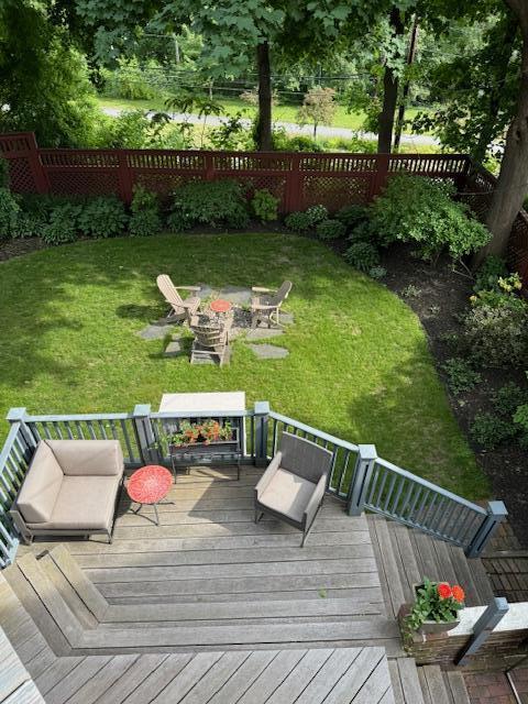 48 Western Prom, Unit PROMENADE Portland, ME 04102 - Photo 65 of 73 Backyard in the Spring