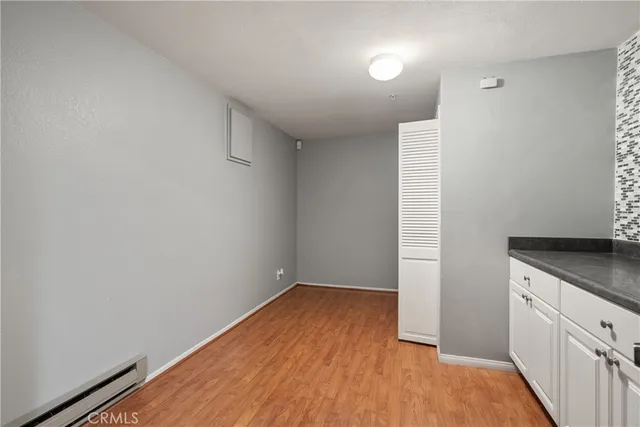 a room with storage and utility room