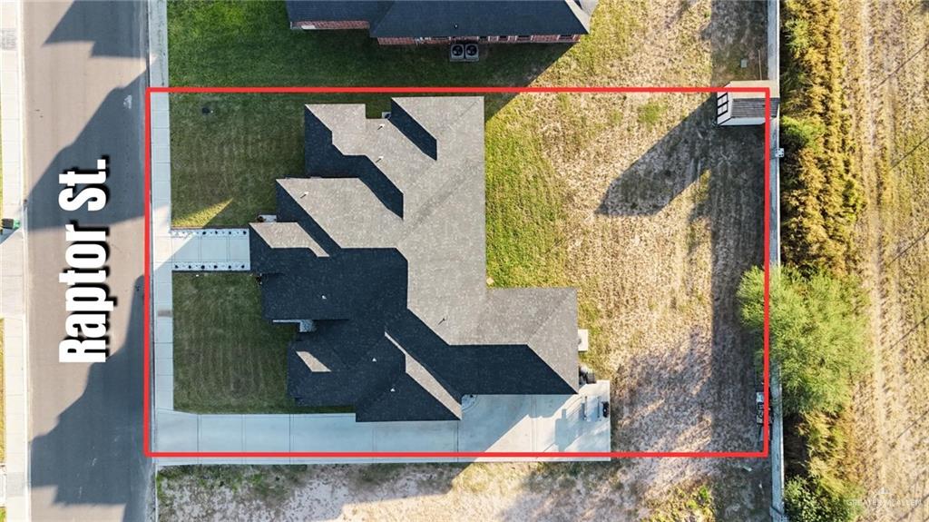 1110 Raptor Street Palmview, TX 78572 - Photo 3 of 31 View of subject property featuring property parcel outlined