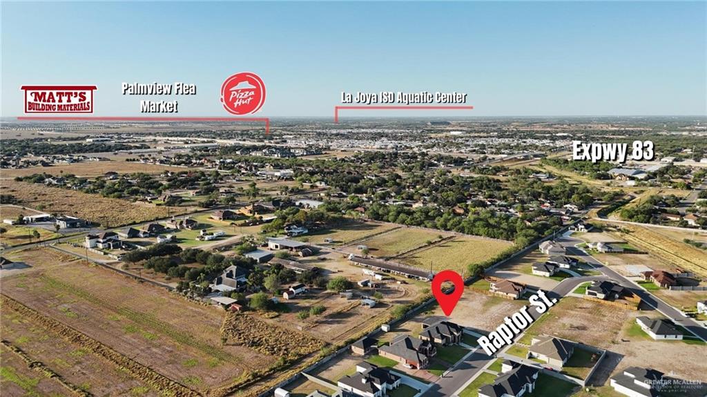 1110 Raptor Street Palmview, TX 78572 - Photo 4 of 31 Aerial view of residential area