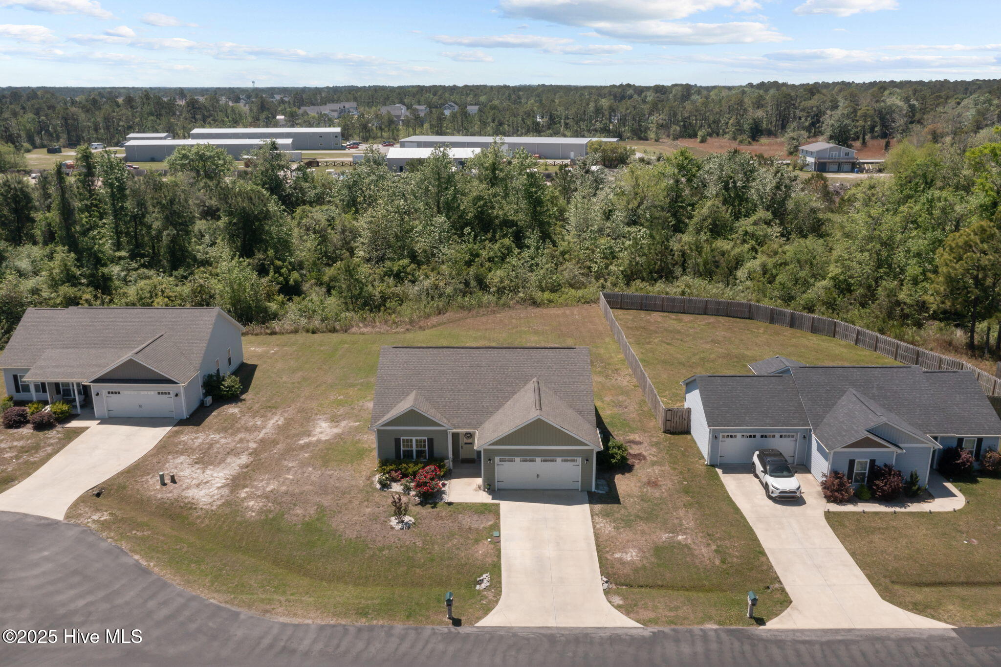 512 Hazelwood Drive Holly Ridge, NC 28445 - Photo 33 of 33 Aerial