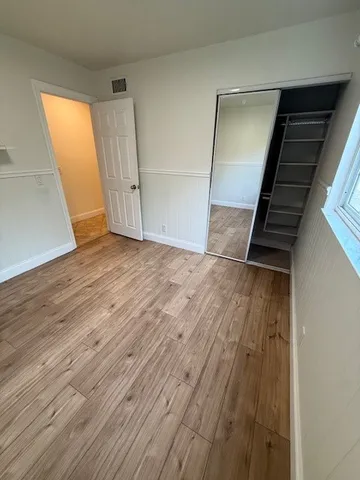 wooden floor in an empty room