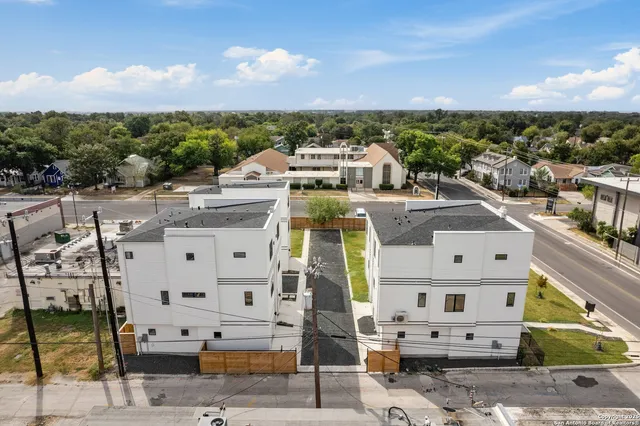 a view of a terrace with chairs