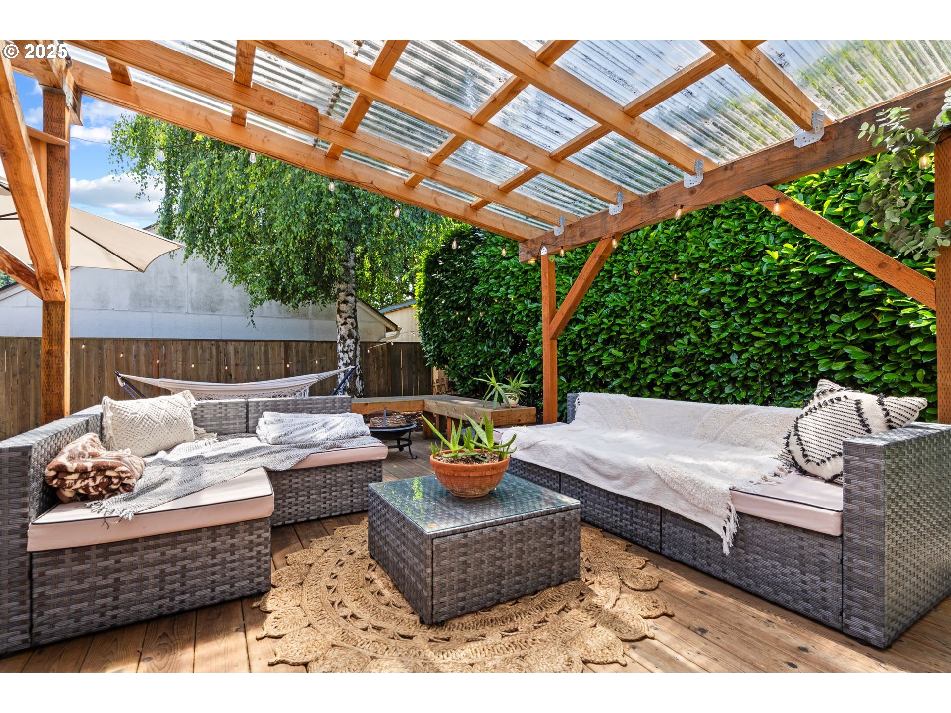 4517 Northeast 85th Avenue Portland, OR 97220 - Photo 26 of 38 a outdoor living space with furniture and garden