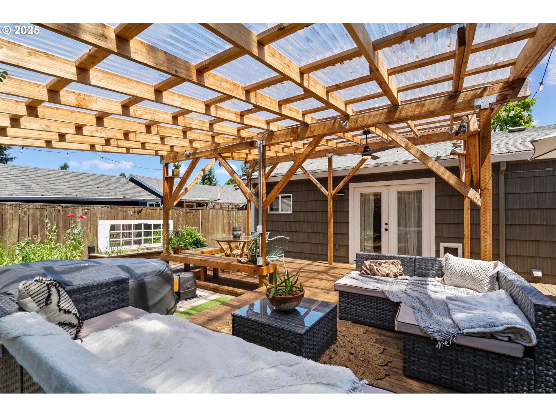 4517 Northeast 85th Avenue Portland, OR 97220 - Photo 27 of 38 a living room with furniture and a flat screen tv