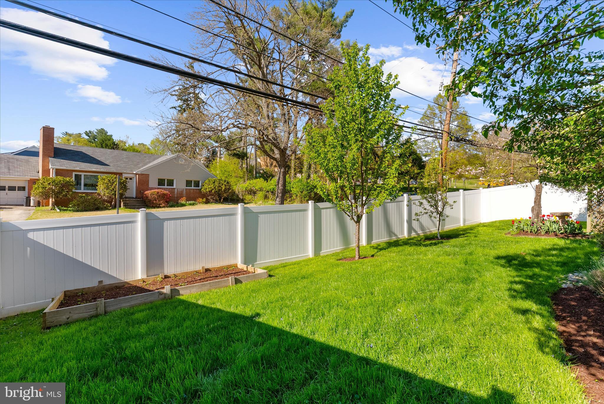 4717 Edgefield Road Bethesda, MD 20814 - Photo 74 of 85 Fenced in Back Yard