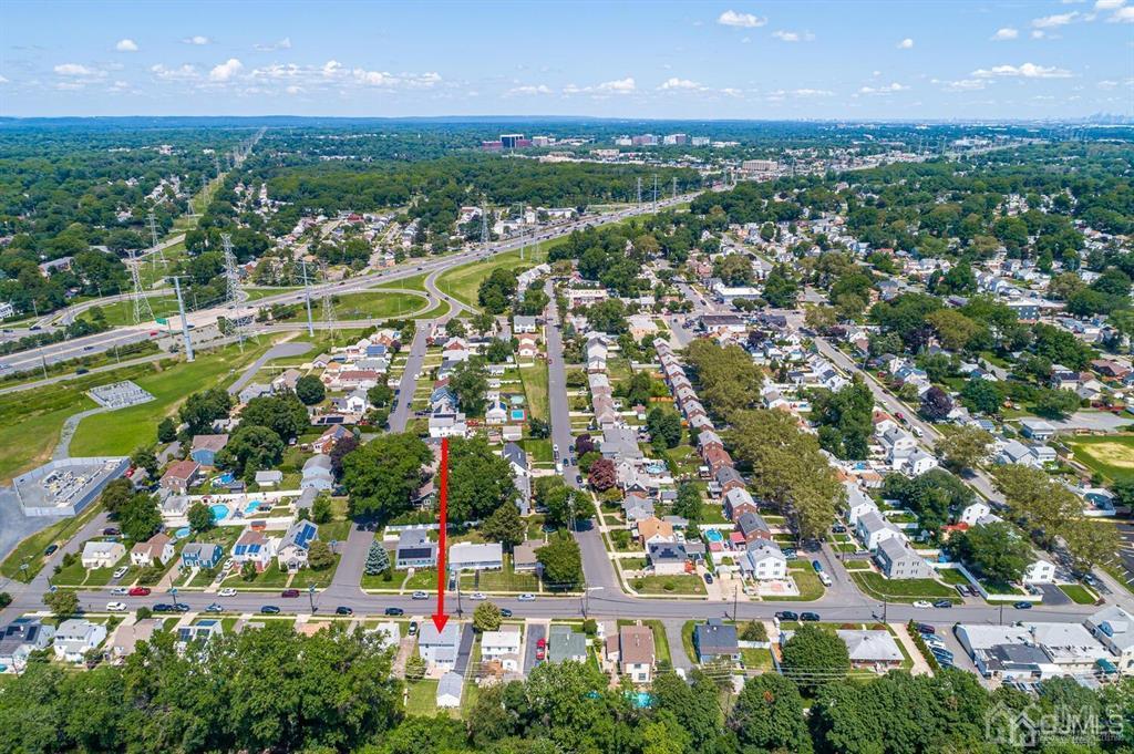 119 Wagner Street Edison, NJ 08837 - Photo 40 of 41 an aerial view of residential houses with outdoor space and swimming pool