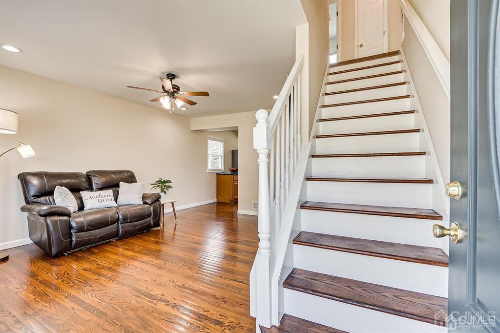 119 Wagner Street Edison, NJ 08837 - Photo 8 of 41 a living room with furniture and a ceiling fan