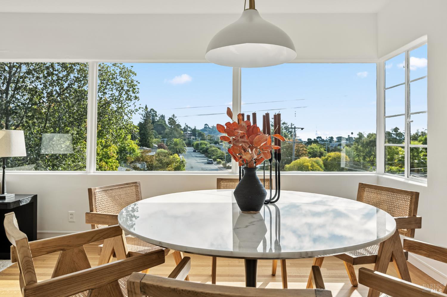 21 Marina Boulevard San Rafael, CA 94901 - Photo 6 of 38 a view of a dining room with furniture window and outside view